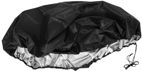 BAZEITFLOW Cubierta De Piscina Inflable Hexagonal Resistente Al Agua Polvo Protector Solar Plegable para Jardín y SPA Funda Multiusos para Mantener El Agua Limpia y Aislada