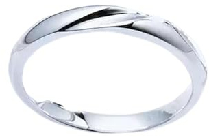 Epinki Pärchen Ringe Platinum PT950, Klassiker Eheringe, Ring Platin Echte Goldschmuck, Gr.70 (22.3)