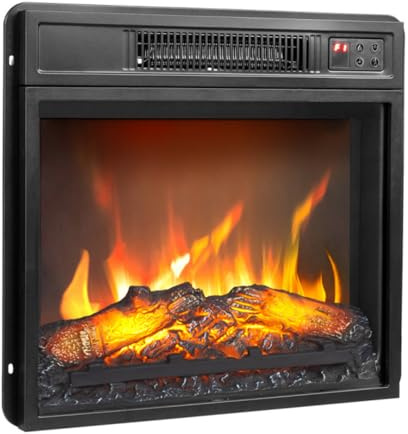 Bonnlo Electric Fireplace with Rrmote Control, 2000W Electric Fire Insert for Living Room, Fire Places Electric Fireplace with 6 Color Flame Effect, Electric Log Burner Effect Fire (23)