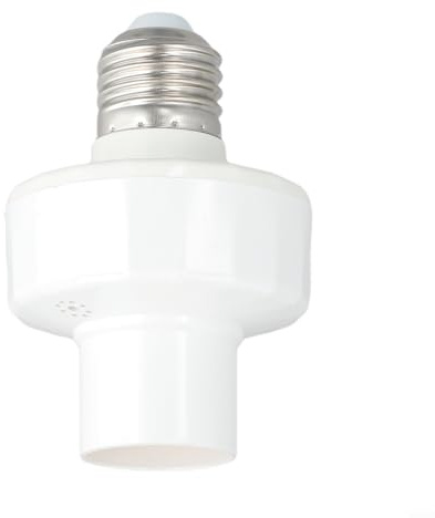 for Home for E27 Automation Voice Control and Remote Access for Adapter with Compatible with Bulb Alexa Assistant White