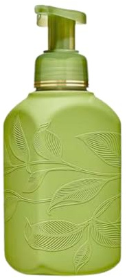 Bath & Body Works Vine Gentle & Clean Foaming Hand Soap Dispenser – Silicone Embossed Leaf Design