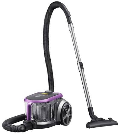 Eureka Staubsauger Beutellos für alle Bodenbeläge, Teppiche & Hartböden, Bodenstaubsauger mit Kabel, 800W Staubsauger ohne Beutel, mit 2.2L Staubbehälter, Teleskopstab, 2-in-1 Staubbürste, Apollo Pro