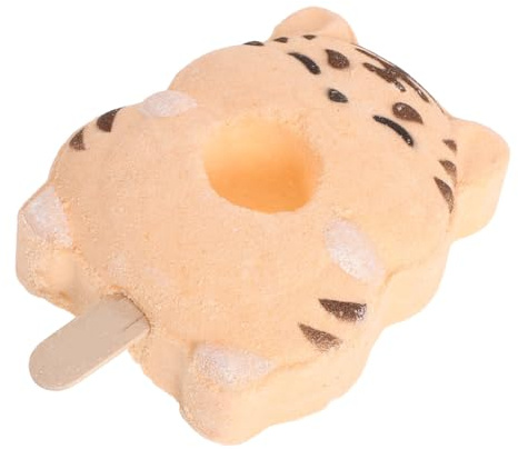 Healeved Bombe da Bagno Sale Marino a Forma di Animale Selvatico Giallo, Ingredienti Naturali e Profumo a Rilascio Rapido, Idea Originale per Compleanno Donna o Festa della Mamma