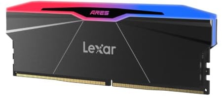 Lexar RGB DDR5 RAM 1x24GB 6000MHz CL28, Memoria di lavoro UDIMM a 288 pin per desktop, Memoria per computer da gioco ad alte prestazioni per PC, per AMD EXPO, AI, DRAM potenziata da SK hynix, CL28-36