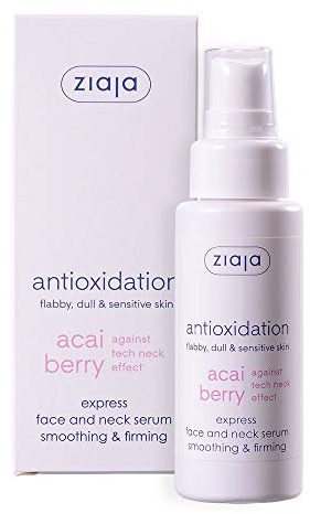 ZIAJA ACAI BERRY SMOOTHING-FIRMING FACE NECK EXPRESS SERUM 50ml