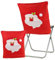 URBN Living Stuhlhussen mit Rentier-Motiv, Textil, Set Of 6 Santa Style