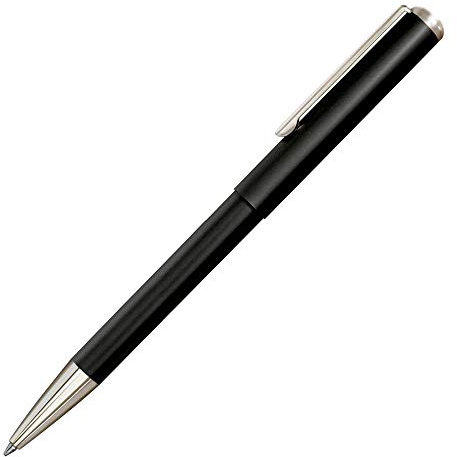 stempel-fabrik – Stempel-Kugelschreiber Heri Classic 3102 Custom mit Wunschtext personalisieren – 2in1 Kugelschreiber mit selbstfärbendem Taschenstempel (33x8 mm | 3 Zeilen | Schwarz)