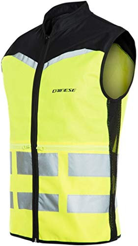 Dainese Unisex High Vis Vest Explorer Warnweste, Gelb, XL/X EU