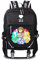 WANHONGYUE Undertale Spiel Cosplay Rucksack Schultasche Laptop Backpack mit USB-Ladeanschluss Schwarz / 11