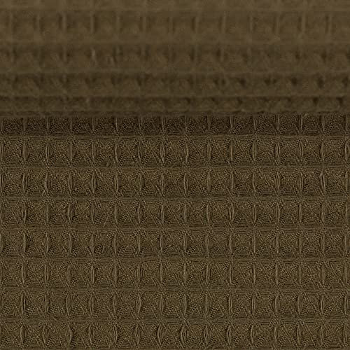 MAGAM-Stoffe Ella Waffel Stoff 100% Baumwollstoff Oeko-Tex Meterware 50cm (17. Olivgrün)