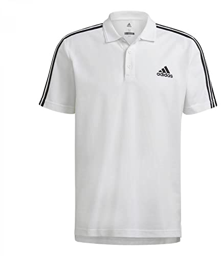 adidas Male Adult Essentials Piqué Embroidered Small Logo 3-Stripes Polo Shirt Polo Shirt (Short Sleeve) (1er Pack)