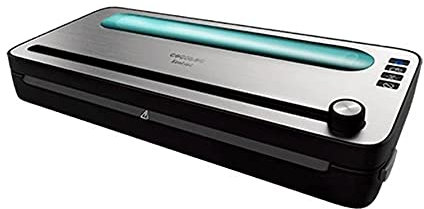 CECOTEC Foodcare Sealvac 120 Steelcut-Envasadora Al Vacío (120 W, Sistema de Envasado En 10 Seg, Presión de Vacío de 0.75 Bar, Sellado Silencioso, 2 Modos), 4256