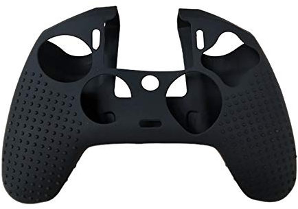 Für PS4 Nacon 2 Controller Schutzhülle Case,Colorful Soft Silikon Hülle Cover Oberschale Skin Soft Touch Schale Shell für Playstation 4 PS4 Nacon 2 Controller (Schwarz)