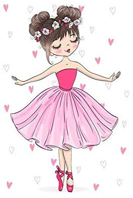 Goldkindzauber DIY Aufbuegler Patch Sticker Applikation Ballet Ballerina Aufnaeher Kleidung Patches Zum Aufbügeln
