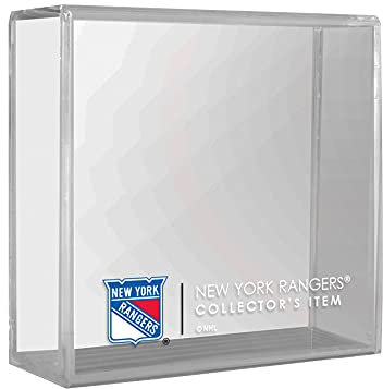 New York Rangers Offizielle NHL-Sammlerpräsentationsbox für Single Puck