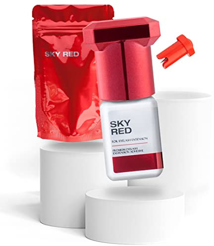 P-Beauty Cosmetic Accessories Pegamento para pestañas Sky Glue para la extensión profesional de pestañas, ofrece una larga durabilidad, pestañas | tiempo de secado 1-2 segundos | color: negro | 5 ml