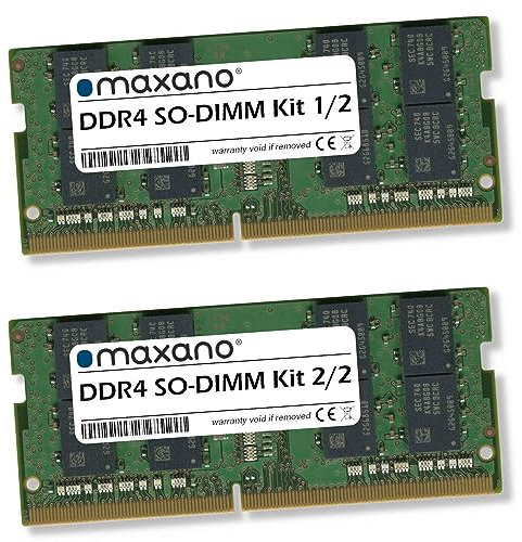 Maxano 64GB Kit 2X 32GB RAM kompatibel mit Asus TUF Gaming A17 FA706IU (PC4-25600 SO-DIMM Arbeitsspeicher)