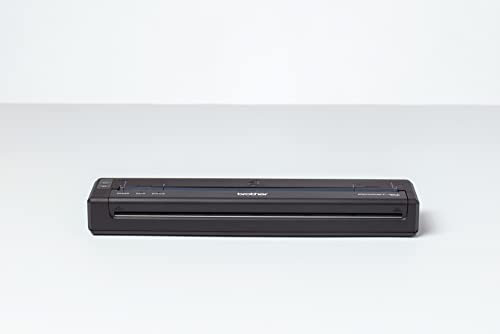 Brother PJ-823 Mobiler A4 Thermodirekt-Dokumentendrucker mit 300 DPI Druckauflösung, 13,5 Seiten/Minute und USB-C-Schnittstelle, Schwarz, 255 x 30 x 55 mm (B x H x T)