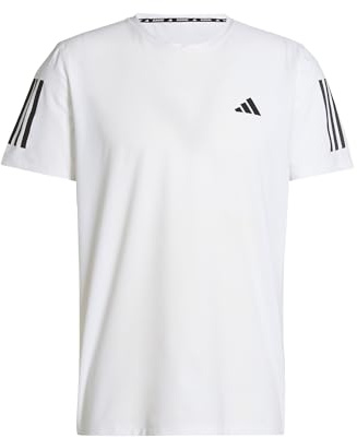 adidas Herren Own the Run Tee, White, XS