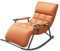 LILLIE Sessel Wohnzimmer,schwingsessel,Sessel Schlafzimmer,lesesessel,schaukelstühle,Relaxsessel mit Armlehne,für Schlafzimmer, Wohnzimmer, Balkon,gepolstert, Metallgestell,orange Farbe (Color : Oran