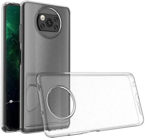 Oprimio Kristallklar Hülle für Xiaomi Poco X3 Pro und Poco X3 NFC [Silikon Hülle] [%100 Durchsichtig] [Deutsche Material] [Ultra Dünn] Klar Handyhülle für Xiaomi Poco X3 NFC / X3 Pro