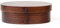 BBTISG Boîte à Bento en Bois de Style Japonais Traditionnel en Bois Naturel 3 Compartiments pour Enfants et Adultes (marron, ronde)