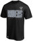 NFL Kinder Jugend 8–20 Offizielles Fußballteam Farbe Prime Time Wordmark Performance Primary Logo Kurzarm T-Shirt, Las Vegas Raiders Schwarz, 8