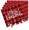 40pcs schwarz Rote servietten weihnachten, weihnachtsservietten 33x33,Marry Christmas servietten, tischdeko weihnachten Geeignet für Weihnachtsfeier, Weihnachtsabend