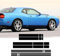 CTLTSRX Auto Motorhaube Dach Kofferraum Kohlefaser Vinyl Aufkleber Seitenstreifen Rock Aufkleber, für Dodge Challenger Hellcat SRT Demon Zubehör