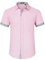 Enlision Mens Short Sleeve Pink Formal Shirt Regular Fit Dress Shirt Button Down Business Casual Shirts L