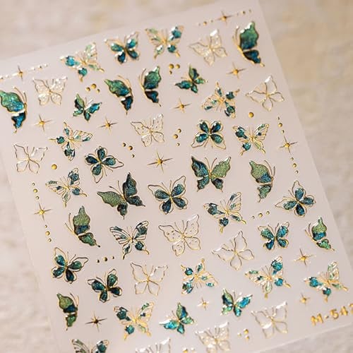 Cosmeria Nail Stickers 5D With Diamond, Self Adhesive Nail Stickers For Creative Nail Art Designs, Perfect For Halloween And Festive Occasions