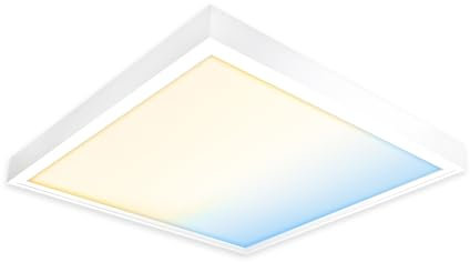 Xtend LED Panel 60x60 3CCT: 3000K-4000K-6000K 40W integrierter Alu Montagerahmen PMMA LED Deckenleuchte Büro, Küche, Hobbyraum, Wohnzimmer Surface Panel