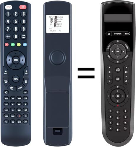 TCNOUMT Télécommande RC-X35L pour Bose Lifestyle V35/V25/T10/T20/510/520/135/235/535/525