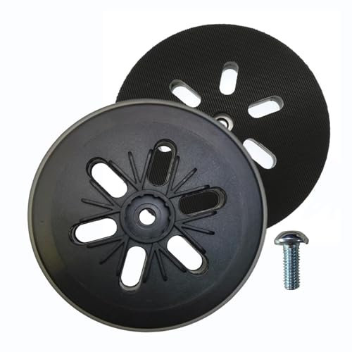 HOTCKB 150mm Placa Pulido 6 Agujeros Almohadilla para Pulido con Rosca M8 Plato de Lija Gancho de Anillo Compatible con Bosch GEX 150, GEX 150 AC y GEX 150 Turbo (1 Pieza)