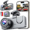 Dash Cam Front and Rear, 4K+1080P Dash Camera Included 32GB SD Card, Dash Camera for Cars, 3 Channel Dashcam with Night Vision, G-Sensor, 24H Parking Mode, 170°Wide Angle, Loop Recording