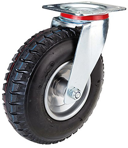 Lenkrolle 225 mm Luftrad mit Stahlfelge