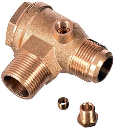 Valvola di non ritorno 3/4 x 3/4 (26 mm x 26 mm) compressore aria valvola in ottone connettore strumento aria compressore per il collegamento