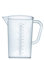 Gobelet gradué en plastique de 1 l avec poignées - Verre doseur 1000 ml