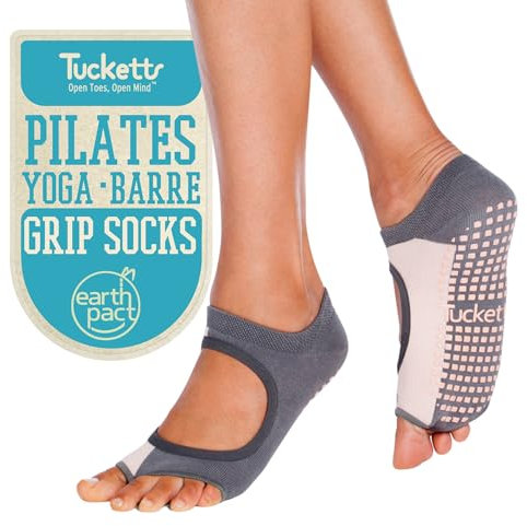 Yoga-Socken für Frauen, rutschfest, ohne Zehen, rutschfest, für Pilates, Barre, Ballett (Allegro-Stil) - - Einheitsgröße