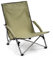 meteor Sillón Plegable - Tumbona para Jardin Camping Terraza - Silla Playa Jardín Al Aire Libre - Colores Diferentes (55 x 66 x 51 cm, Caqui)