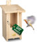 GARDIGO® Nistkasten Bausatz für Rotkehlchen I Vogelhaus zum selber Bauen I Made in Germany I Wetterfest, zum Aufhängen