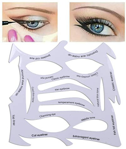 Augenbrauen-Augen-Make-up-Lidschatten-Eyeliner-Make-up-Tools-Vorlagensatz wiederverwendbar