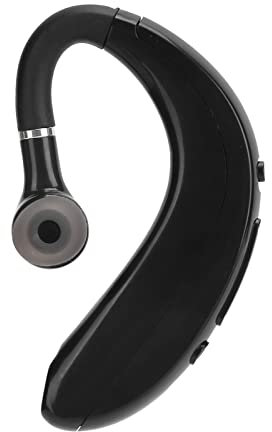 Goshyda Auriculares Inalámbricos Bluetooth 5.0 - Rotación 180 Grados, Reducción de Ruido, Un Solo Oído para Negocios y Deportes