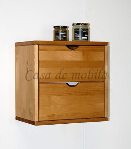 Casa Massivholz Wandregal Systemregal 39x39x26cm Fichte gelaugt geölt