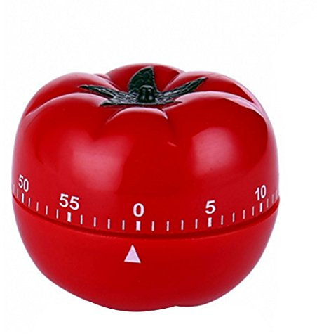 Koanhinn 1-60 min 360 degrés Mode Mignon Cuisine d'intérieur Pratique Tomate Compte à rebours mécanique