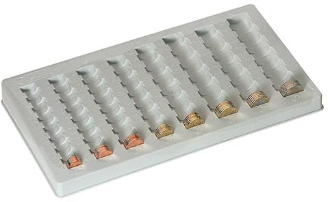 Accesorios de Sobremesa marca Plus Office modelo BANDEJA PORTAMONEDAS EURO 8 COLUMNAS