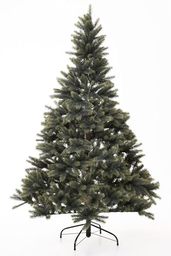 VIVANNO Weihnachten Künstlicher Weihnachtsbaum 210 cm - Naturgetreu, Robuster Aufbau, PE Tanne, Inkl. Ständer