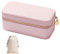 PANDORA Portagioie da donna, organizer per gioielli, originale, portagioie da donna e ragazza, portagioie da viaggio. Colore rosa. (200 x 101 x 85 mm). Sacco di cotone. (A008_Sacco)