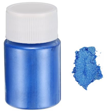 QUARKZMAN 15g/0.5oz Mica Pulver Natürliche Harz Epoxid Pigmentpulver für Gießharz, Autolack, DIY Kunst und Handwerk, Dunkelblau