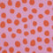 Sugarapple beschichtete Baumwoll Stoffe zum Nähen | Meterware für Außen | Outdoorstoff wasserabweisend | wasserdichter Stoff abwischbar | Wachstuch | 1 Stück 50 cmx145 cm | Dots Pink